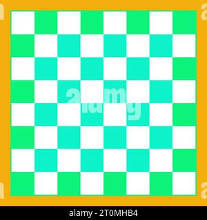 graphic illustrated Chess checkerboard template colorful vector image Stock Vector
