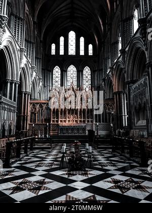 Interior of Ely Cathedral, Cambridgeshire Stock Photo