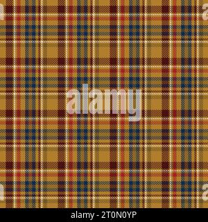 Tartan vector seamless Flannel Pattern design Stock Vector