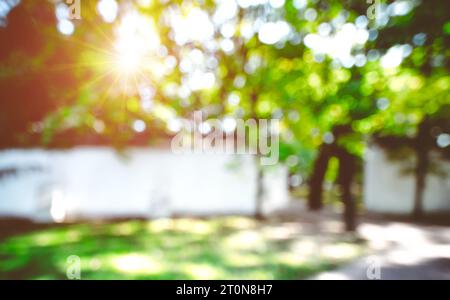 Summer abstract bokeh background Stock Photo