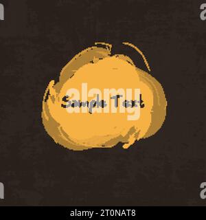 Background with Painted Frame Stock Vector