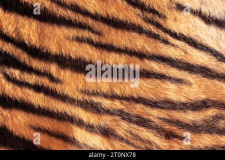 beautiful tiger fur - colorful texture with orange, beige, yellow and black Stock Photo