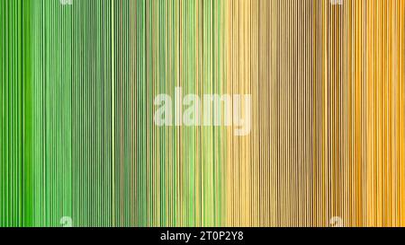 Multicolored straight yarn strands texture as background, template, page or web banner Stock Photo