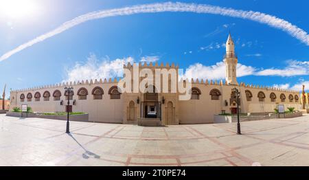 The Mosque of Amr Ibn Al, one of the oldest in Egypt, city of Cairo Stock Photo