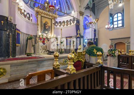 Surp Hiresdagabet Armenian Orthodox Church in Fatih district of Istanbul, Turkey Stock Photo