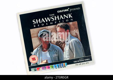 The Shawshank Redemption - DVD movie card case on white background Stock Photo
