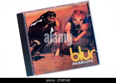 Blur - Parklife CD case on light background Stock Photo