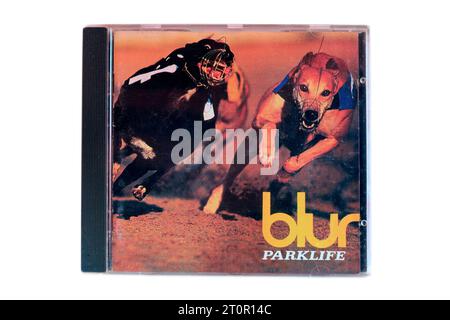 Blur - Parklife CD case on light background Stock Photo