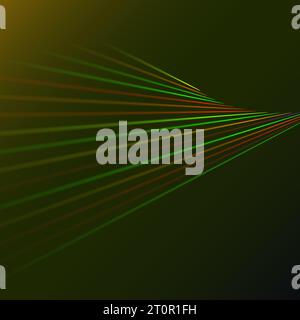 Multicolored abstract magic energy electrical spiral twisted cosmic fiery parallel lines, stripes shining glowing, rays of light on a colored backgrou Stock Vector