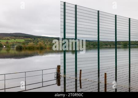 Aviemore area, Highlands and Islands, UK. 8th Oct, 2023. This is scenes of flooding from around the Aviemore and Kingussie area of Highlands following torrential downpours of rain. Credit: JASPERIMAGE/Alamy Live News Stock Photo