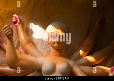 Idol of Hindu Goddess Durga Stock Photo