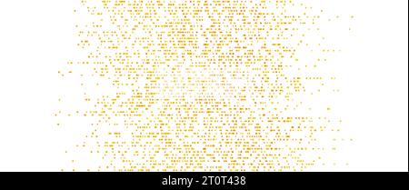 Abstract geometric shiny background with orange dots. Vector design Stock Vector