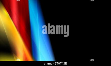 Bright abstract smooth gradients colorful background. Vector art design Stock Vector
