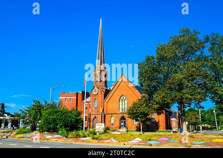 Trinity United Methodist in Providence - Rhode Island, United States Stock Photo