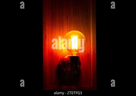 A photo of a vintage lightbulb Stock Photo