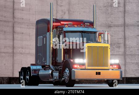 Beautiful classic American truck Stock Photo