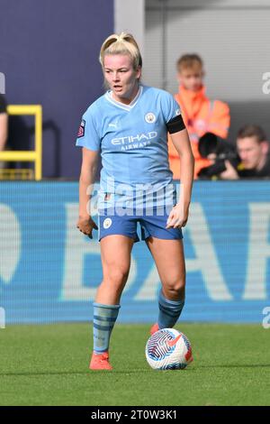 Joie Stadium, Sportcity, Manchester, England. 8th October 2023. Lauren Hemp #11 of Manchester City Women Football Club on the ball, during Manchester City Women Football Club V Chelsea Women Football Club at Joie Stadium, in the Barclays Women's Super League/Women’s Super League. (Credit Image: ©Cody Froggatt/Alamy Live News) Stock Photo