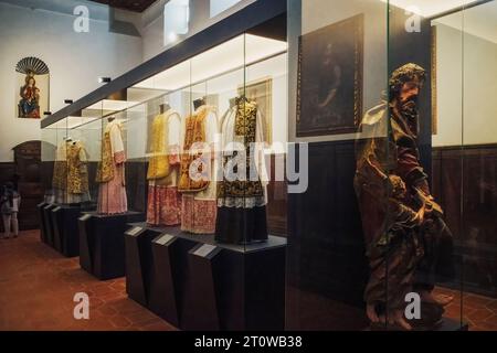 chapter house, that of the book, cathedral museum of Santa Maria la Mayor in the city of Sigüenza, province of Guadalajara, Castlla la Mancha, Spain, Stock Photo