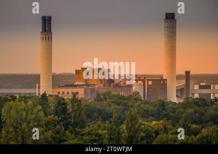 Vattenfall Kraftwerk Reuter, Grunewald, Charlottenburg-Wilmersdorf, Berlin, Deutschland Stock Photo