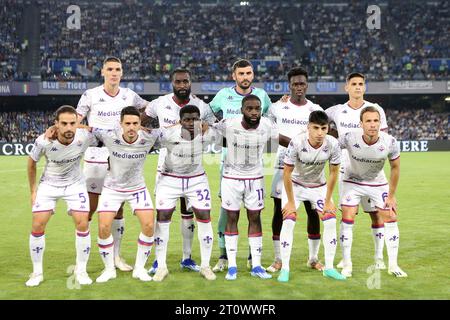 Players of SSC Napoli pose for a team photo prior to the pre-season  friendly football match between SSC Napoli and ASD Anaune Val di Non. SSC  Napoli won 6-1 over ASD Anaune