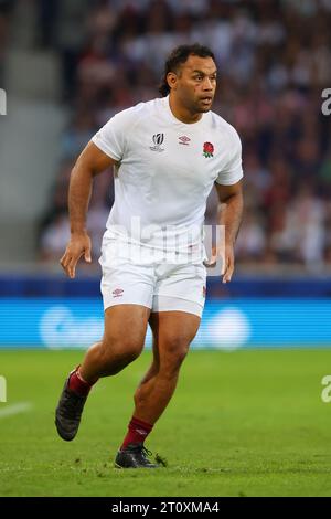 Lille, France. 7th Oct, 2023. Billy Vunipola of England during the Rugby World Cup 2023 match at Stade Pierre Mauroy, Lille. Picture credit should read: Paul Thomas/Sportimage Credit: Sportimage Ltd/Alamy Live News Stock Photo