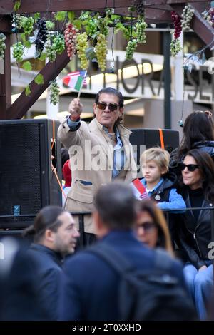 New York, USA. 09th Oct, 2023. Participants at the Columbus Day Parade in New York, NY on October 9, 2023. (Photo by Efren Landaos/Sipa USA) Credit: Sipa USA/Alamy Live News Stock Photo