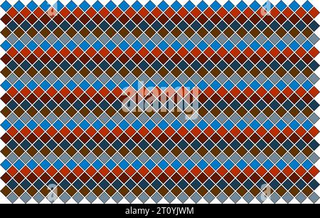 hexagon color grid pattern. hexagon texture. wall background. Geometric squared pattern. Vector illustration.  honeycomb pattern. Stock Vector
