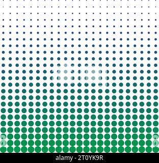 Halftone circle frame dotted background. using halftone random circle dots texture. Grunge circular stain. Vector illustration. Halftone circles. Stock Vector