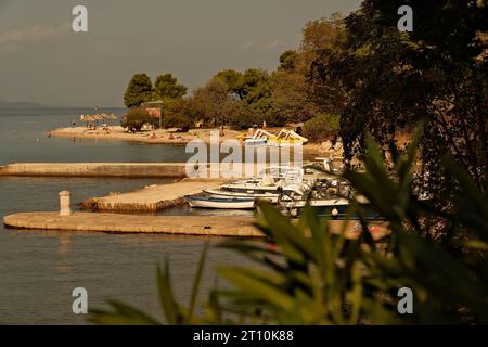 View of the marina in Cadiz, Andalusia, Spain Stock Photo