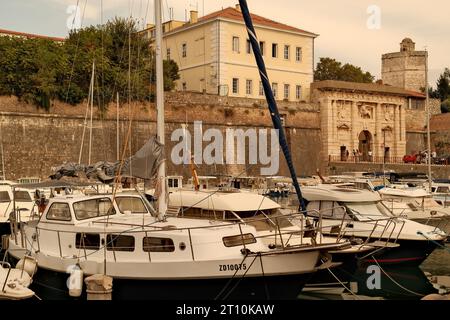 View of the marina in Cadiz, Andalusia, Spain Stock Photo