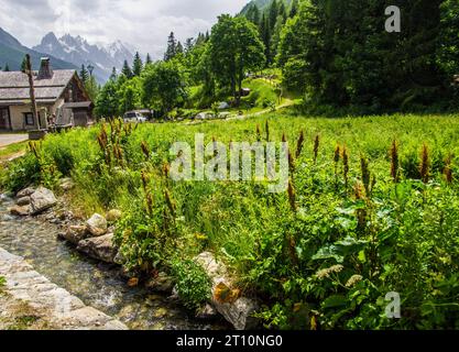 Trelechamp In Chamonix In Haute Savoie In France Stock Photo