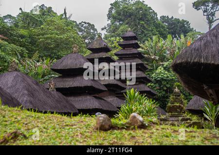 On the grounds of the 'Pura Luhur Batukaru' temple Stock Photo