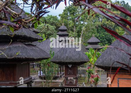 On the grounds of the 'Pura Luhur Batukaru' temple Stock Photo