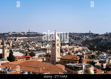 Panoramic view on old part of Jerusalem city, Israel Stock Photo - Alamy