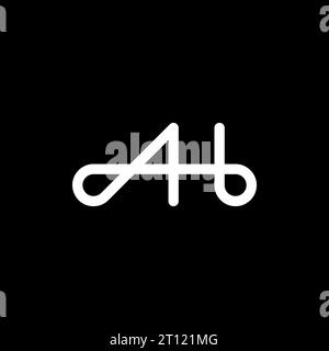 AH Logo, AH Monogram, Initial AH Logo, Letter AH Logo, Icon, Vector Stock Vector