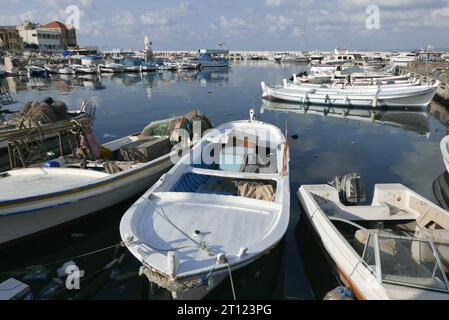 Sour Tyr Tyre, Lebanon. 10th Oct, 2023. The port of Tyr (Sour), South Lebanon, October 10 2023. (Photo by Elisa Gestri/Sipa USA) Credit: Sipa USA/Alamy Live News Stock Photo