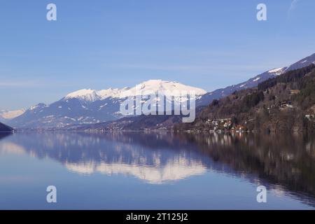 Winterstimmung am See Stock Photo