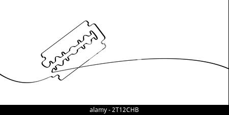 Razor blade sign. Vector shaving razor icon. No Shave or shaving ...
