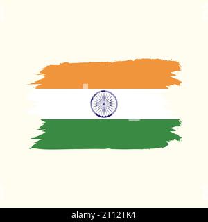 vector flag of India national emblems Stock Vector Image & Art - Alamy