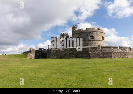 Sept 2023, Pendennis Castle Falmouth Cornwall England,UK constructed by Henry V111 as one of the device forts Stock Photo