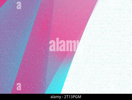 Blue and purple holographic gradients abstract background with dots. Vector design Stock Vector