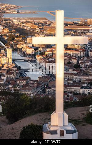 Sète. Commune in the Hérault department, in the region of Occitania, southern France. Stock Photo