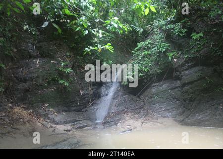 Chittagong  Bangladesh 18september 2023, Khoiyachora multisteps waterfalls at Mirsharai Upazila in Chittagong, Bangladesh.Nazmul islam /alamy live new Stock Photo