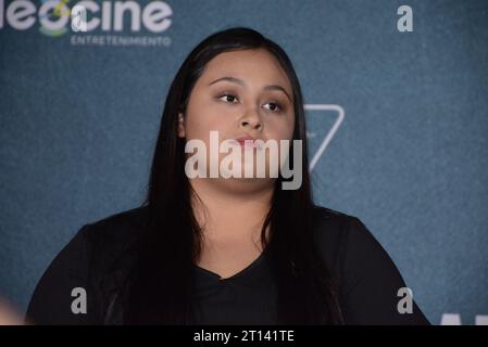 Mexico City, Mexico. 10th Oct, 2023. October 10, 2023, Mexico City, Mexico: Paloma Noyola attends the press conference of the film 'Radical' at St Regis Hotel. on October 10, 2023 in Mexico City, Mexico. (Photo by Eyepix/ Eyepix Group) (Photo by Eyepix/NurPhoto) Credit: NurPhoto SRL/Alamy Live News Stock Photo