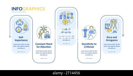 Multicolor codependent relationship layout with linear icons Stock Vector