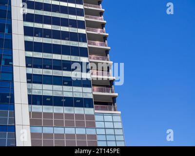 Close-up abstract photo of modern building in Cape Town. Stock Photo