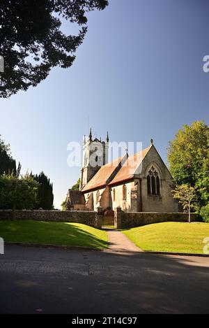 The parish church of St Paul and St Margaret at Nidd in North Yorkshire. Stock Photo