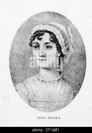 Portrait of Jane Austen from the book ' Jane Austen and her times ' by Mitton, G. E. (Geraldine Edith); Austen, Jane, 1775-1817 Publication date 1905 PublisherLondon, Methuen and co Stock Photo