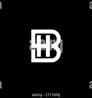 BH HB Logo, BH HB Monogram, Initial HB BH Logo, Letter HB BH Logo, Icon, Vector Stock Vector