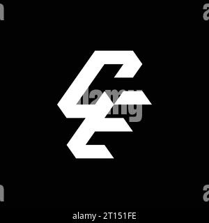 CE logo, CE Monogram, Initial CE Logo, Letter CE logo, Icon, Vector Stock Vector